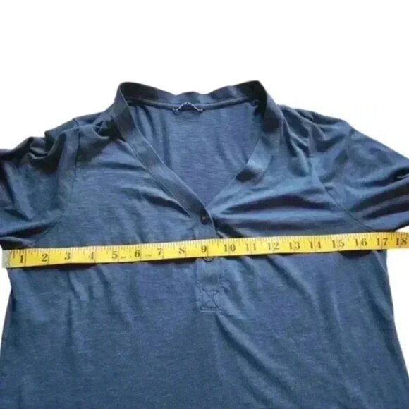 Patagonia Mainstay Henley Shirt Navy Blue Regular Fit V-Neck Women's size Small - Picture 12 of 13